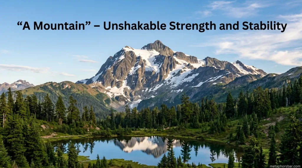 “A Mountain” – Unshakable Strength and Stability