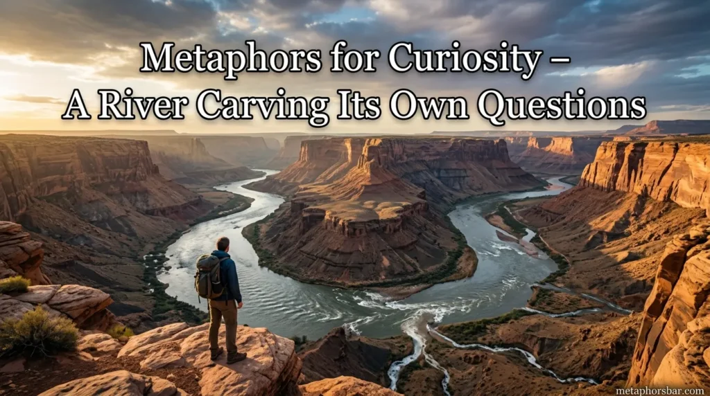 Metaphors for Curiosity – A River Carving Its Own Questions