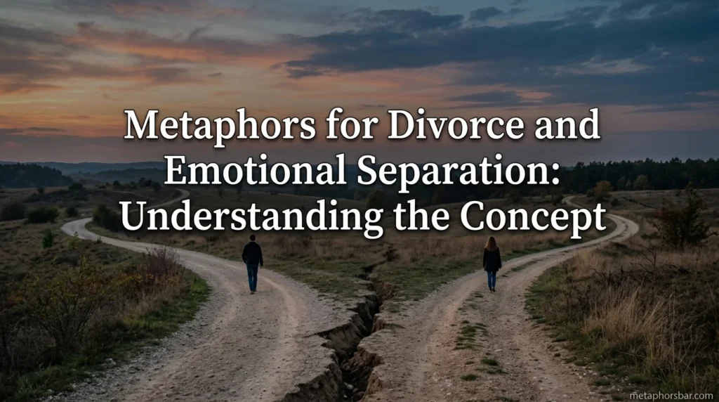 Metaphors for Divorce and Emotional Separation: Understanding the Concept