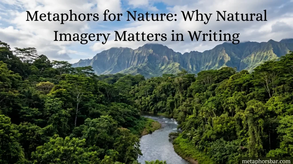Metaphors for Nature: Why Natural Imagery Matters in Writing