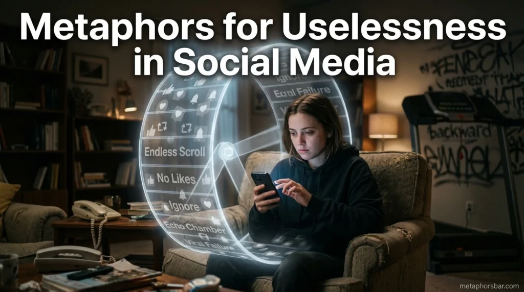 Metaphors for Uselessness in Social Media