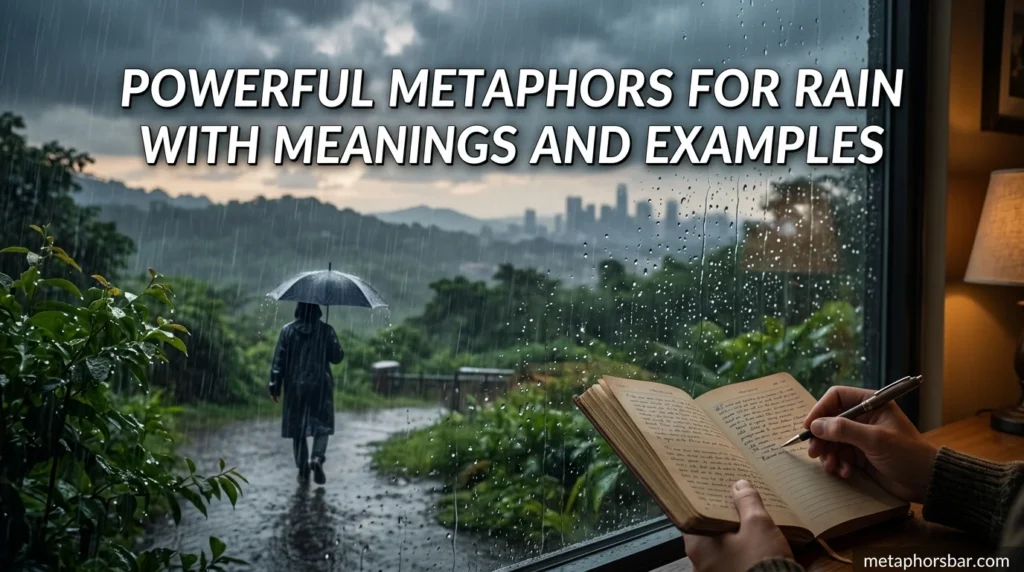Powerful Metaphors for Rain With Meanings and Examples