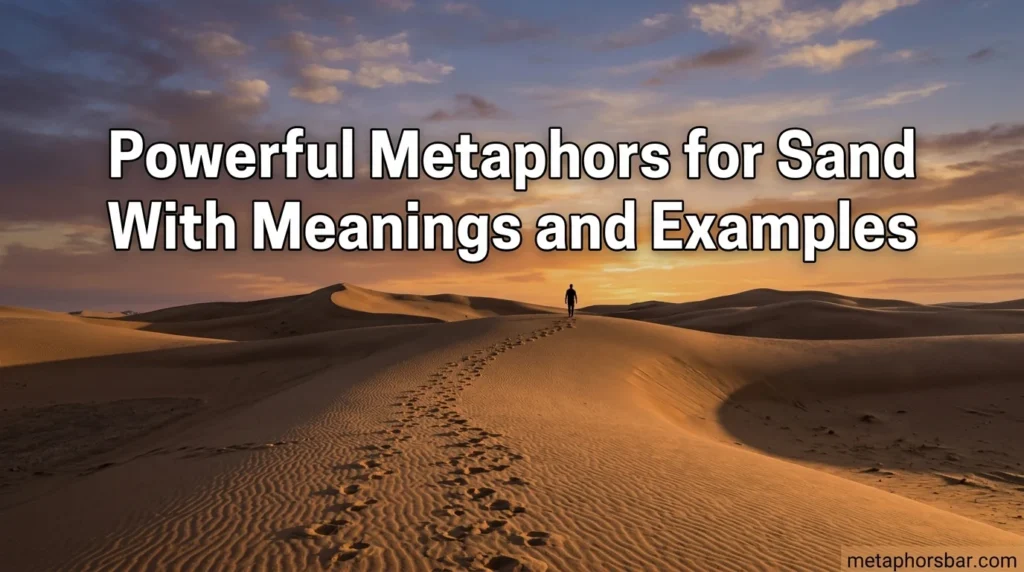 Powerful Metaphors for Sand With Meanings and Examples