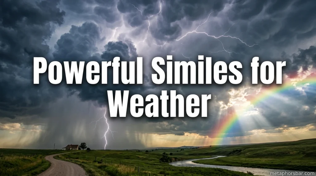 Powerful Similes for Weather