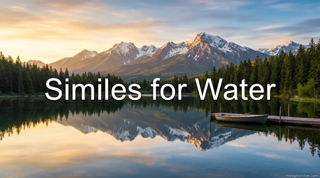 Similes for Water