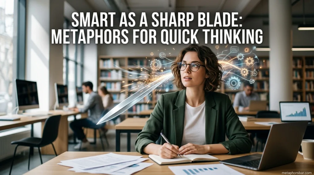 Smart as a Sharp Blade: Metaphors for Quick Thinking