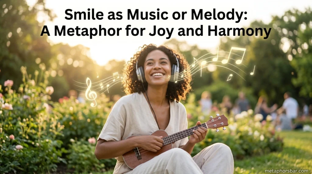 Smile as Music or Melody: A Metaphor for Joy and Harmony