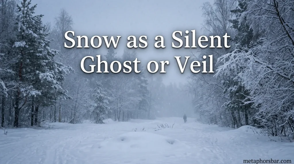 Snow as a Silent Ghost or Veil