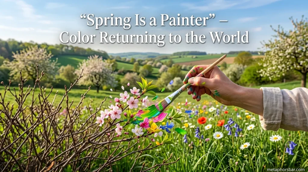 “Spring Is a Painter” – Color Returning to the World