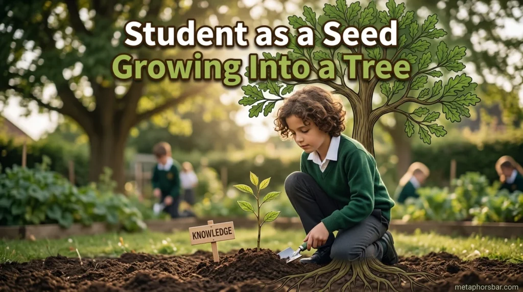 Student as a Seed Growing Into a Tree
