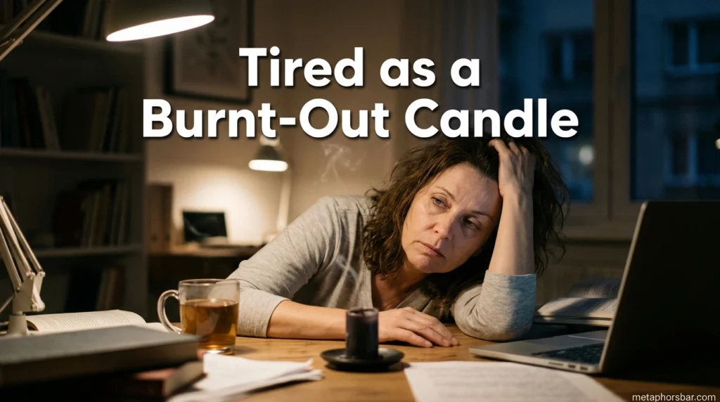Tired as a Burnt-Out Candle