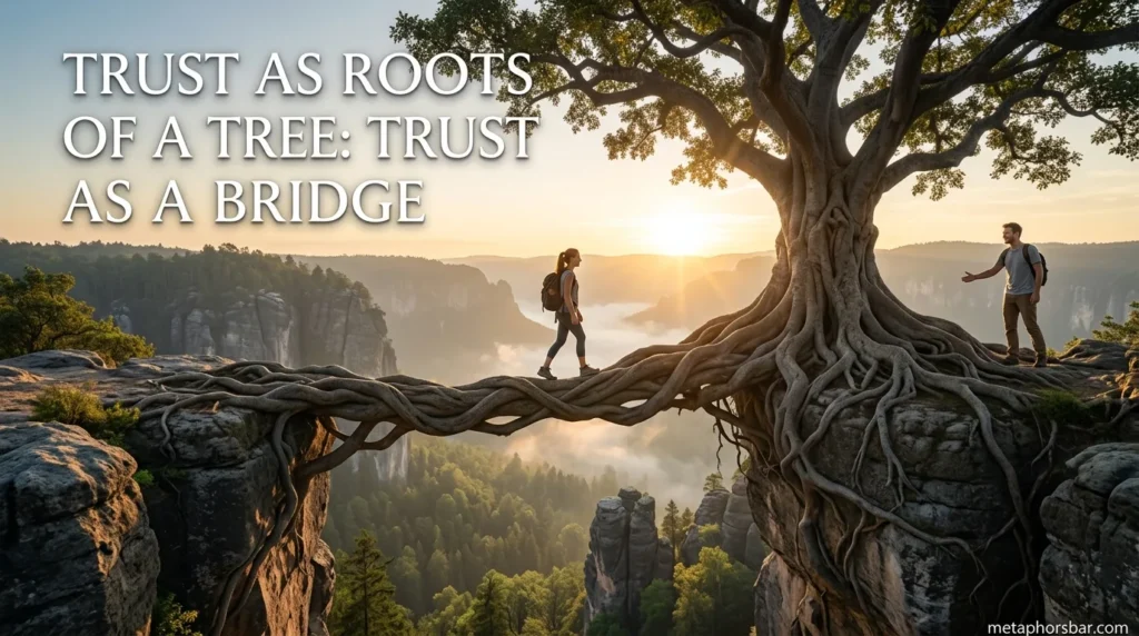 Trust as Roots of a Tree