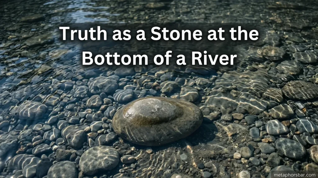 Truth as a Stone at the Bottom of a River