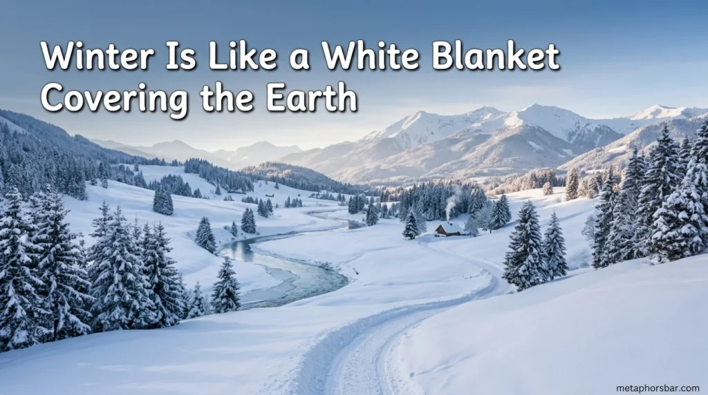 Winter Is Like a White Blanket Covering the Earth
