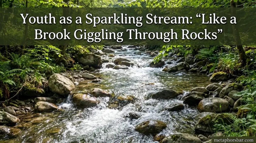 Youth as a Sparkling Stream: “Like a Brook Giggling Through Rocks”