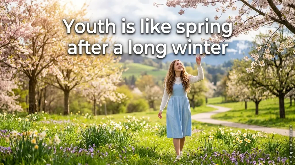 Youth is like spring after a long winter