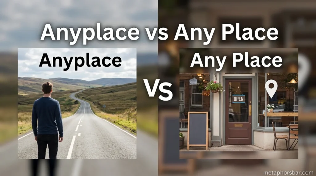 Anyplace vs Any Place