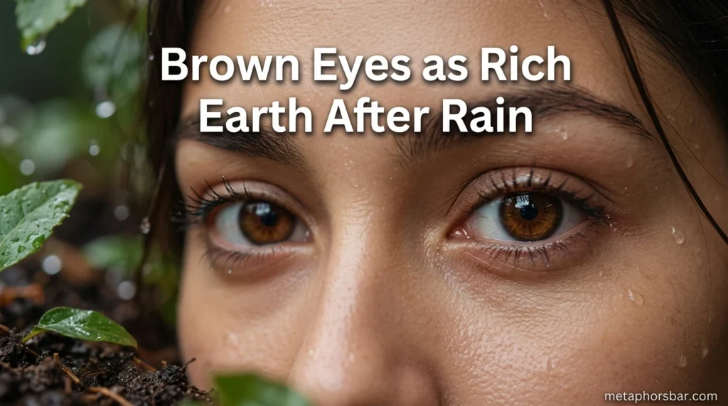 Brown Eyes as Rich Earth After Rain