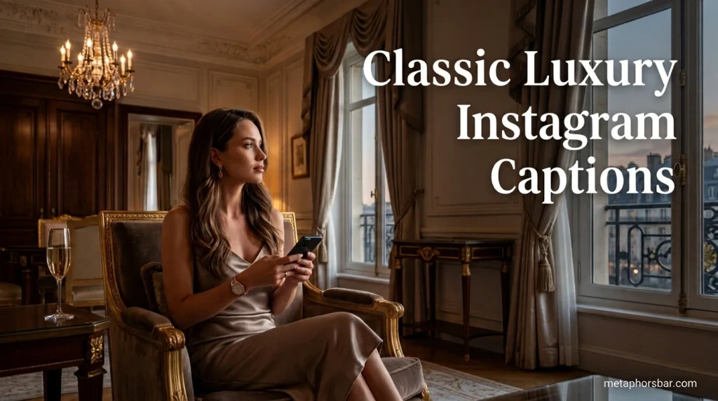 Classic Luxury Instagram Captions
