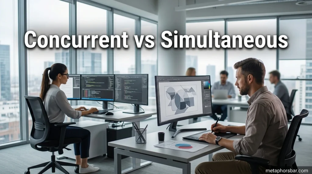 Concurrent vs Simultaneous
