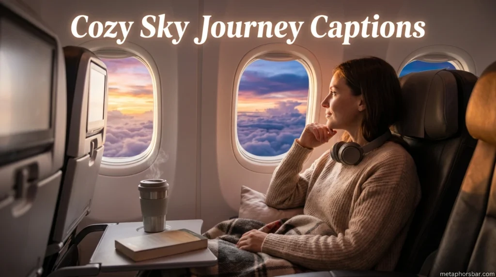 Cozy Sky Journey Captions