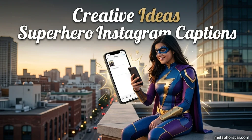 Creative Ideas Superhero Instagram Captions