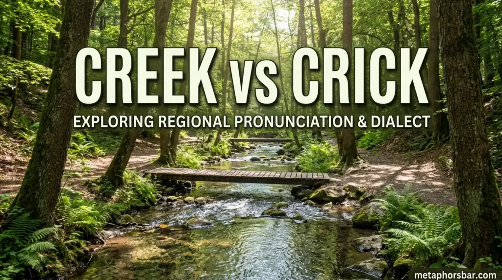 Creek vs Crick