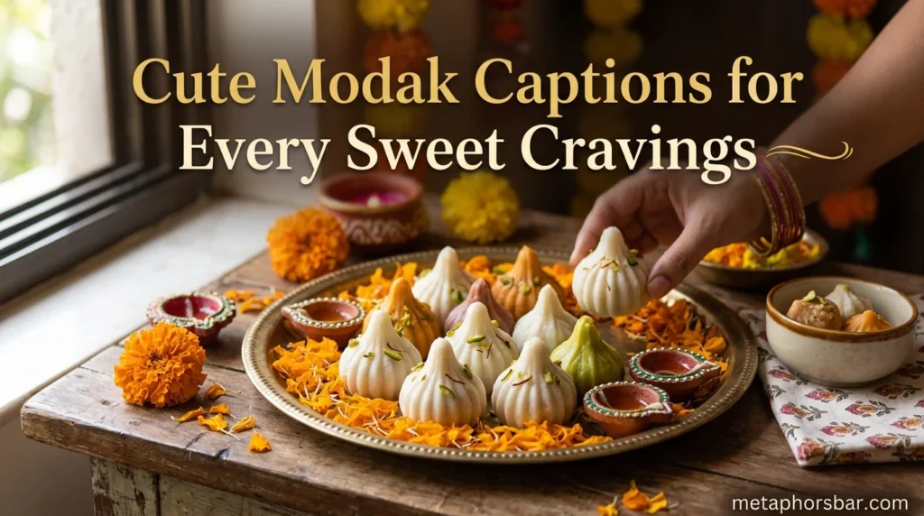 Cute Modak Captions for Every Sweet Cravings