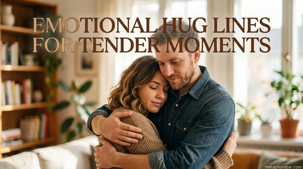 Emotional Hug Lines for Tender Moments