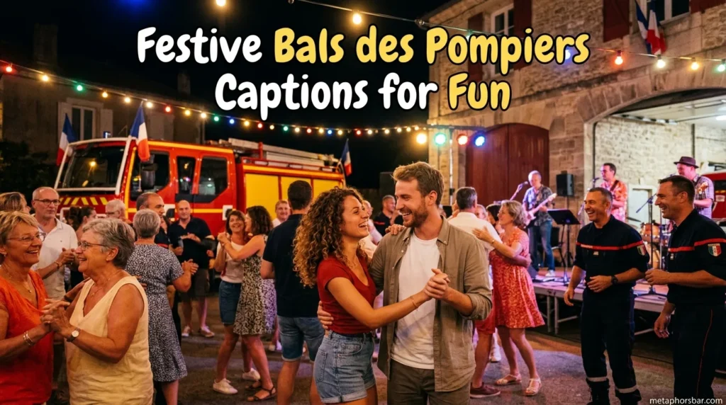 Festive Bals des Pompiers Captions for Fun
