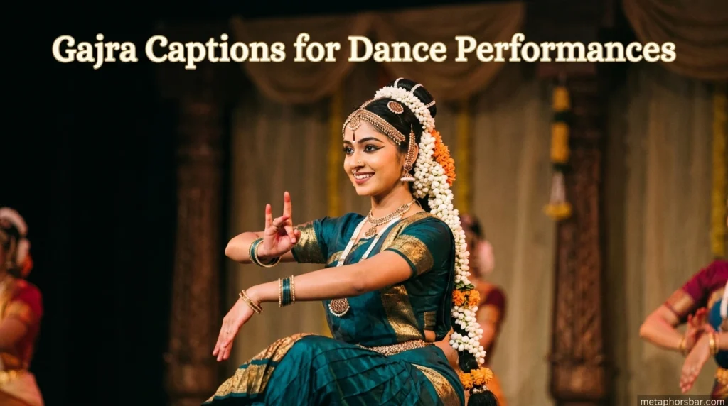 Gajra Captions for Dance Performances
