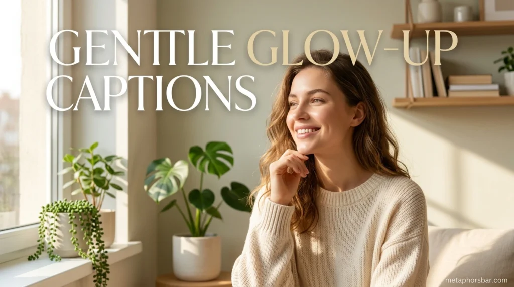 Gentle Glow-Up Captions