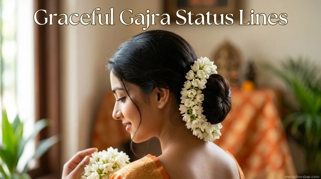 Graceful Gajra Status Lines