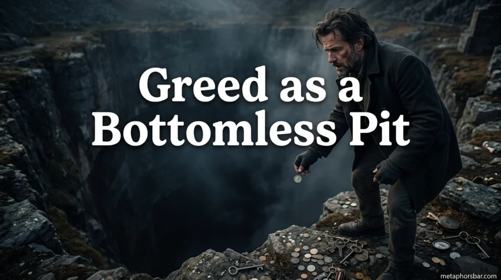Greed as a Bottomless Pit