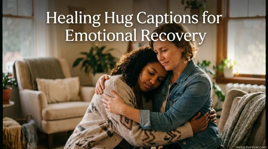 Healing Hug Captions for Emotional Recovery