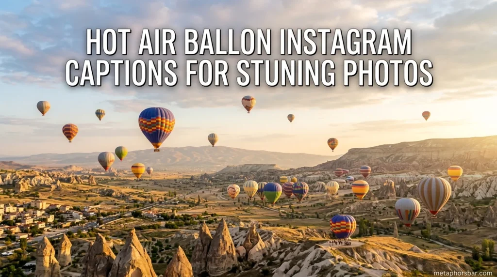 Hot Air Ballon Instagram Captions for Stuning Photos