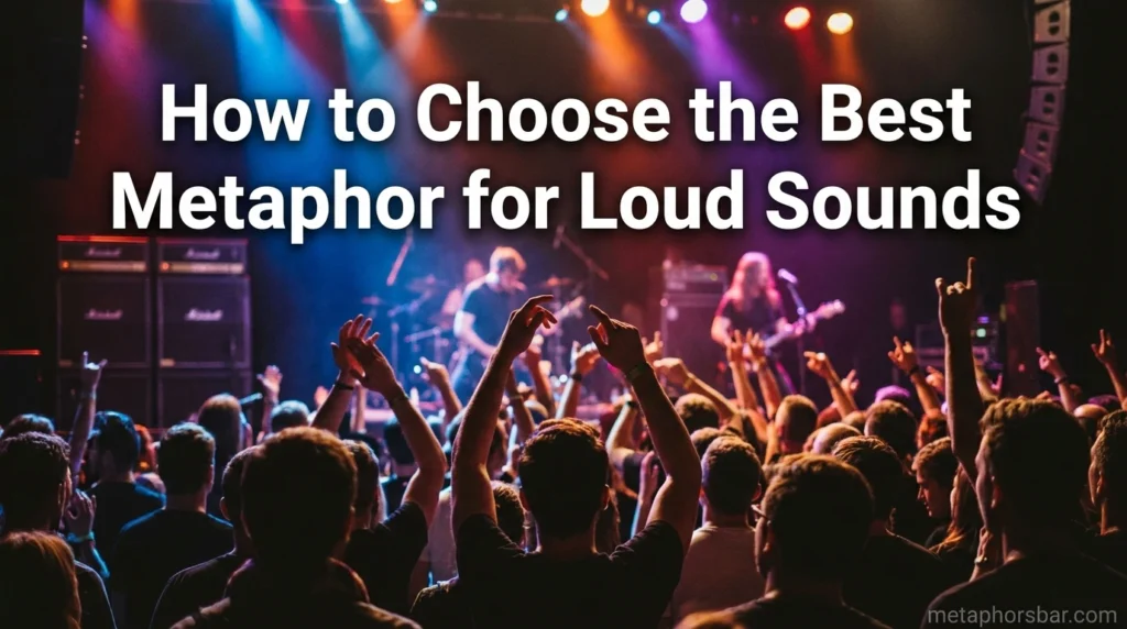 How to Choose the Best Metaphor for Loud Sounds