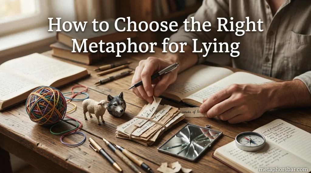 How to Choose the Right Metaphor for Lying