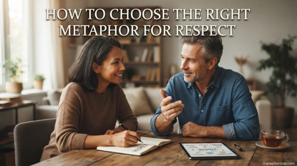 How to Choose the Right Metaphor for Respect