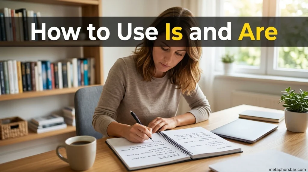 How to Use Is and Are