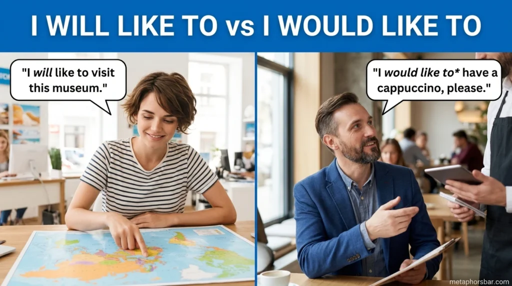 I Will Like To vs I Would Like To