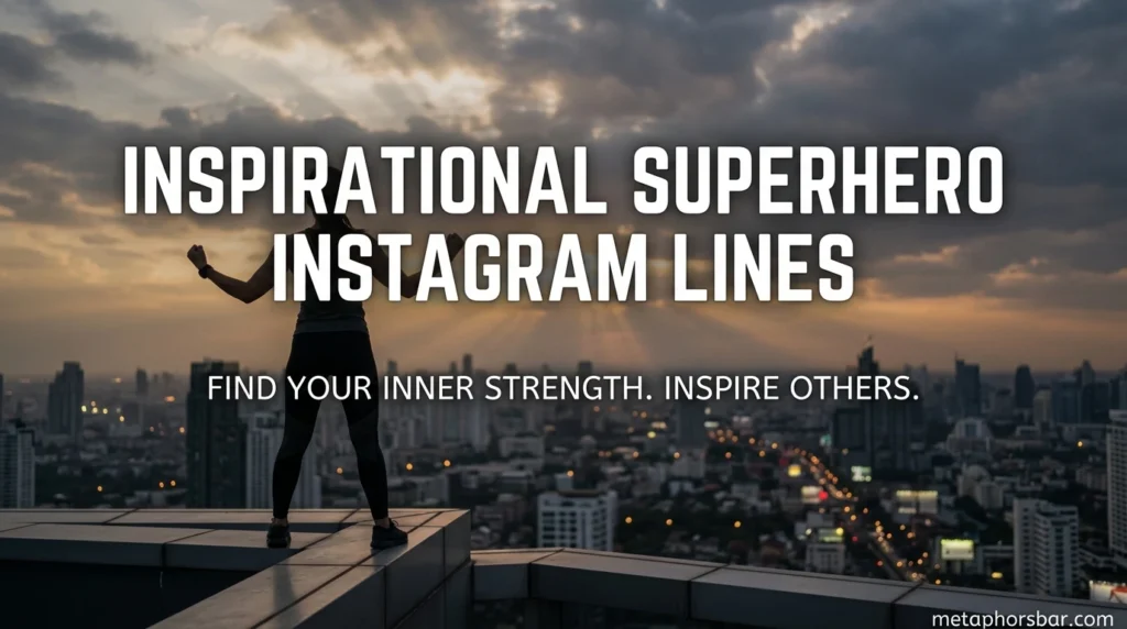 Inspirational Superhero Instagram Lines