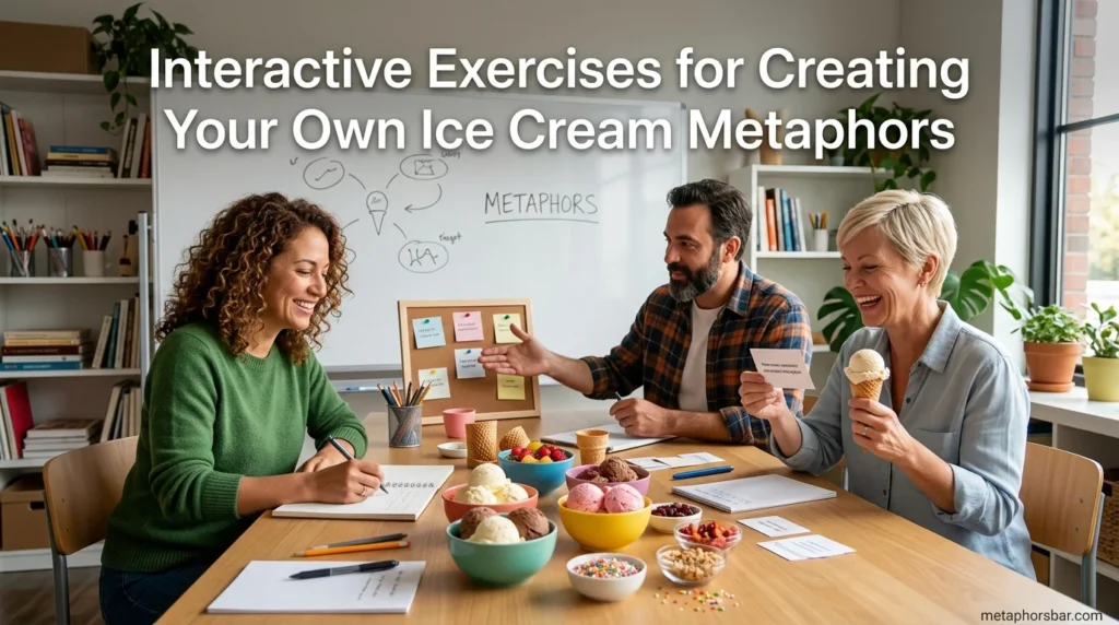 Interactive Exercises for Creating Your Own Ice Cream Metaphors
