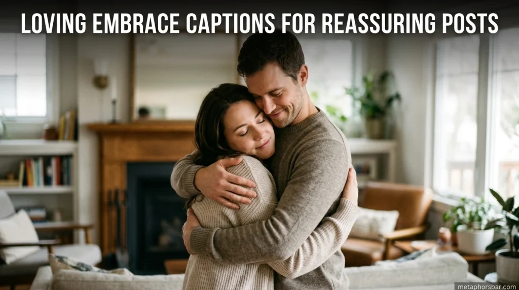 Loving Embrace Captions for Reassuring Posts