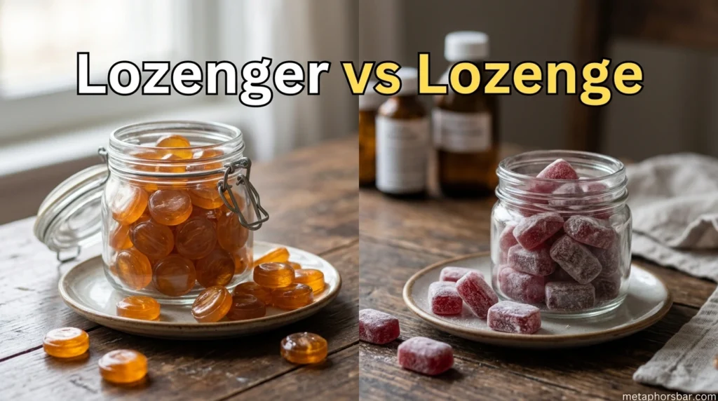 Lozenger vs Lozenge