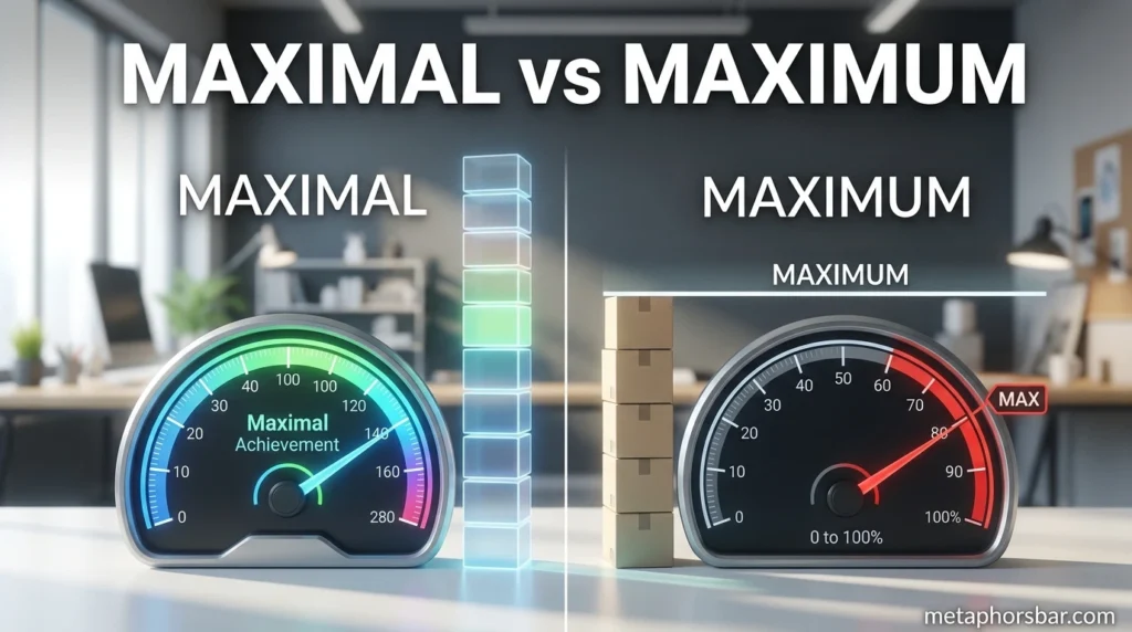 Maximal vs Maximum