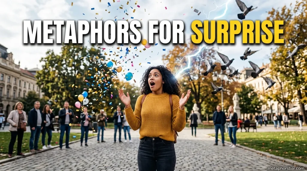 Metaphors for Surprise