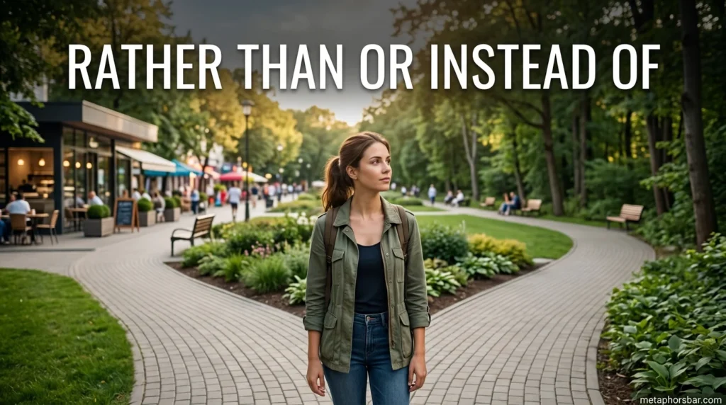 Rather Than or Instead Of