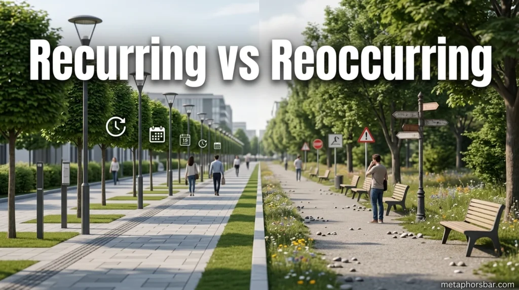 Recurring vs Reoccurring