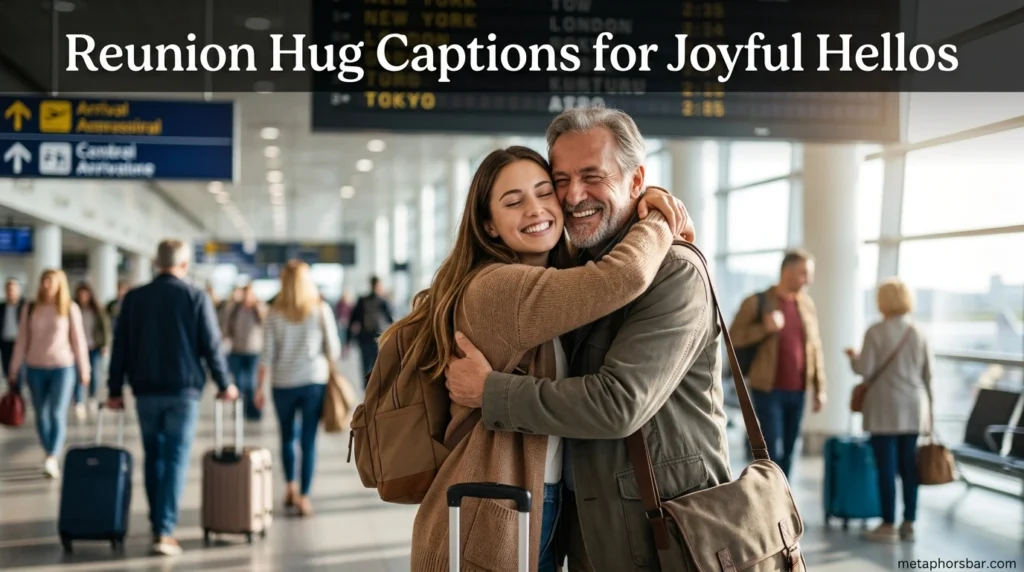 Reunion Hug Captions for Joyful Hellos